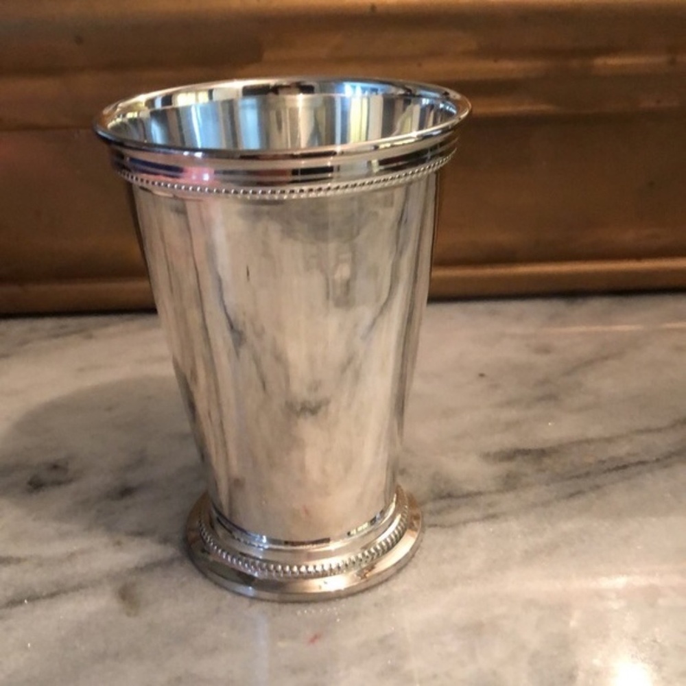silver plate mint julep cups